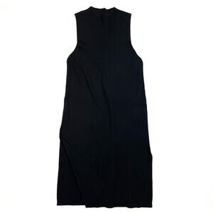 by Anthropologie | Mock neck Sleeveless Tunic Top Black Size M